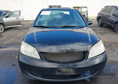 2004 Honda Civic Ex из США, поврежденный, VIN 2HGES26744H545329